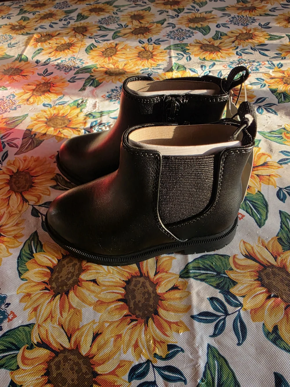 Girls Black Chelsea Ankle Boots — Sleek Slip-On Booties